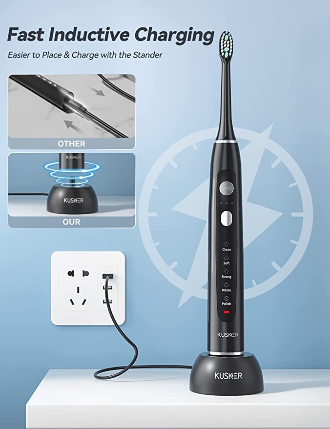 How does electric toothbrushes work KUSKER care