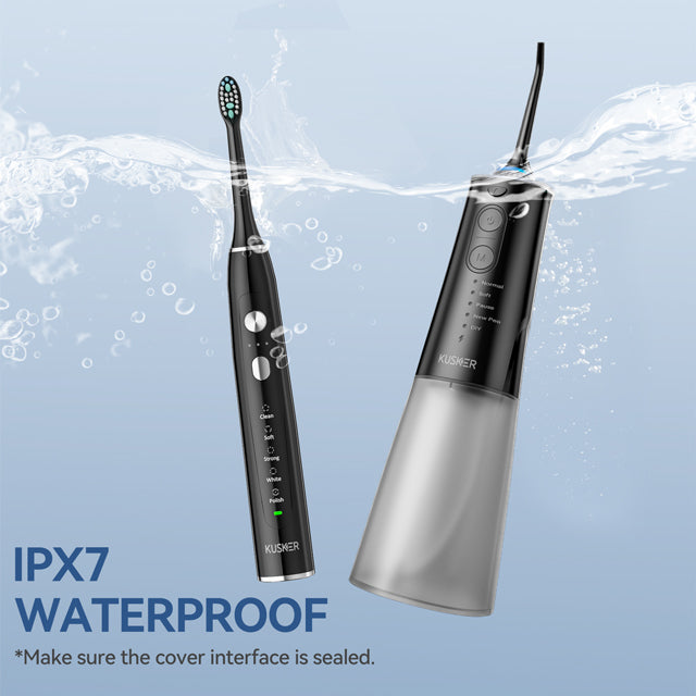 Can a water flosser replace a toothbrush? KUSKER care