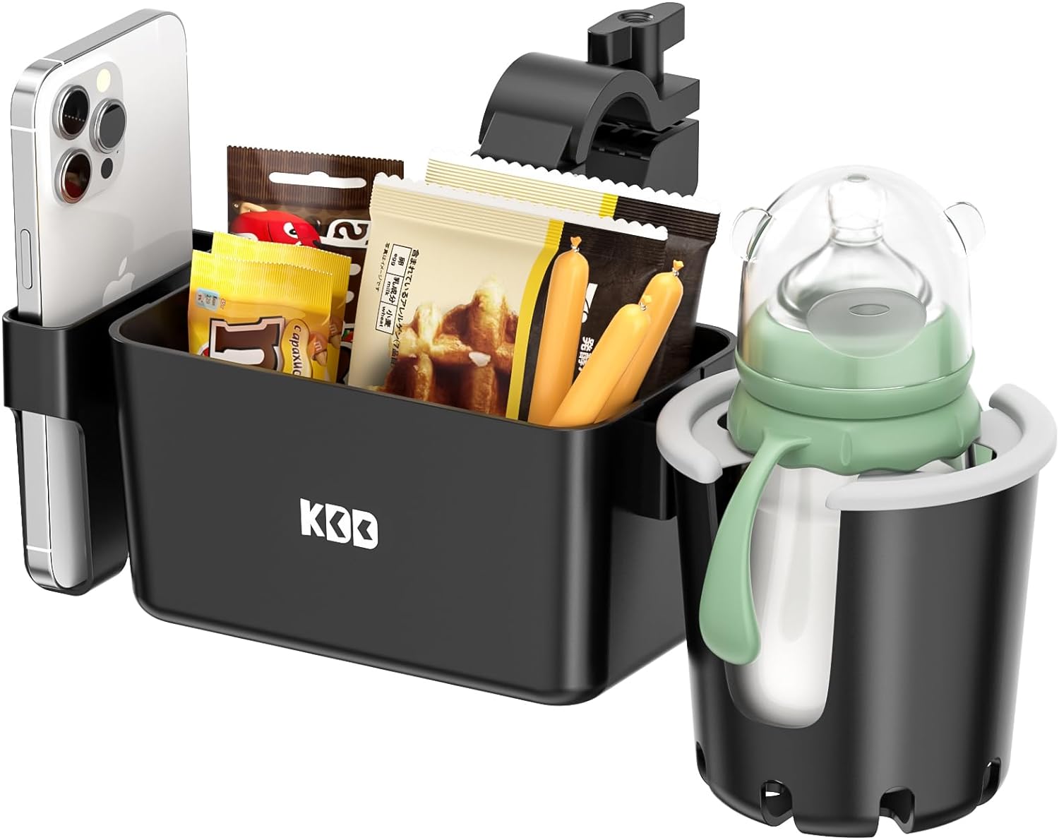 KDD Stroller Cup Holder with Snack Tray