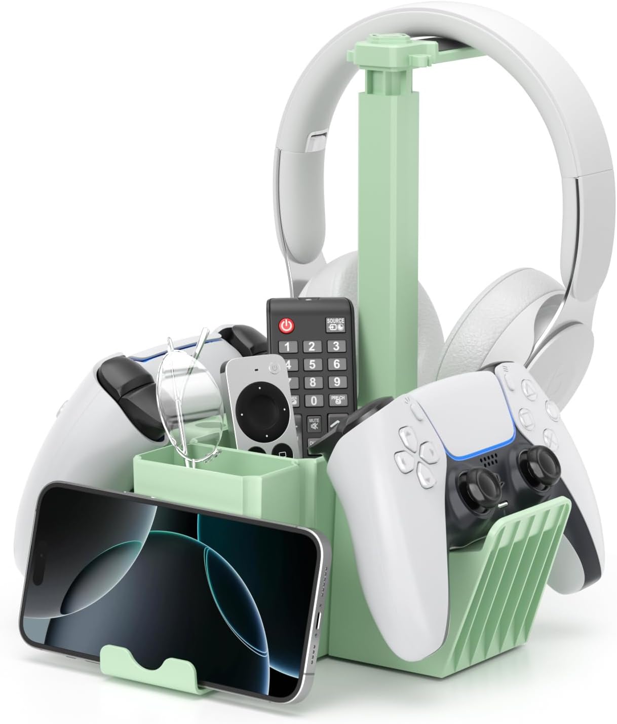 KDD Dual Controller Holder with Headphone Stand
