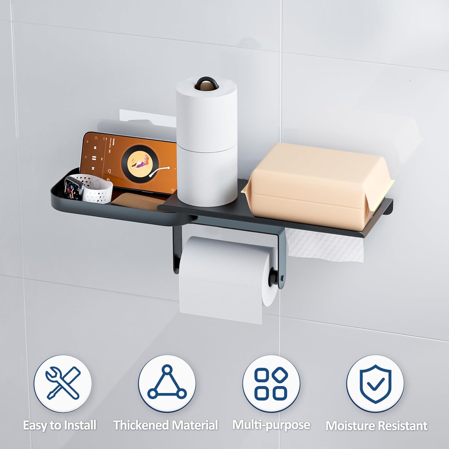 Toilet Paper Holder Screw Wall Mount