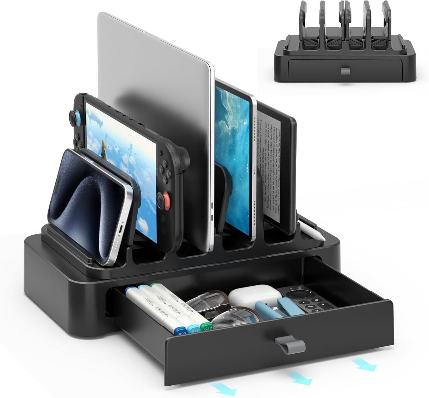 KDD Vertical Laptop Stand with Drawer