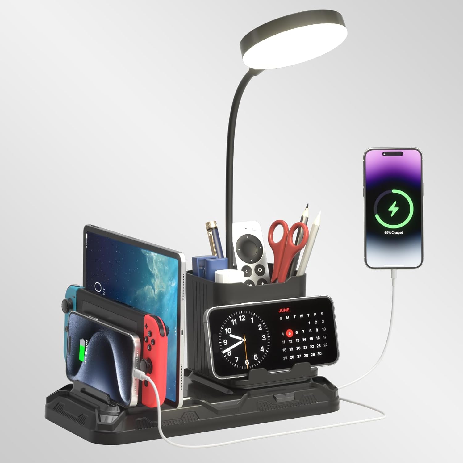 KDD Desk Lamp with USB A&C Charger Ports