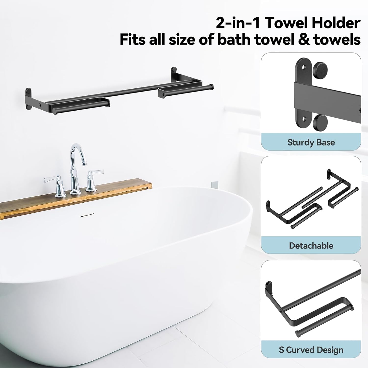 CLESOO Bathroom Accessory Set