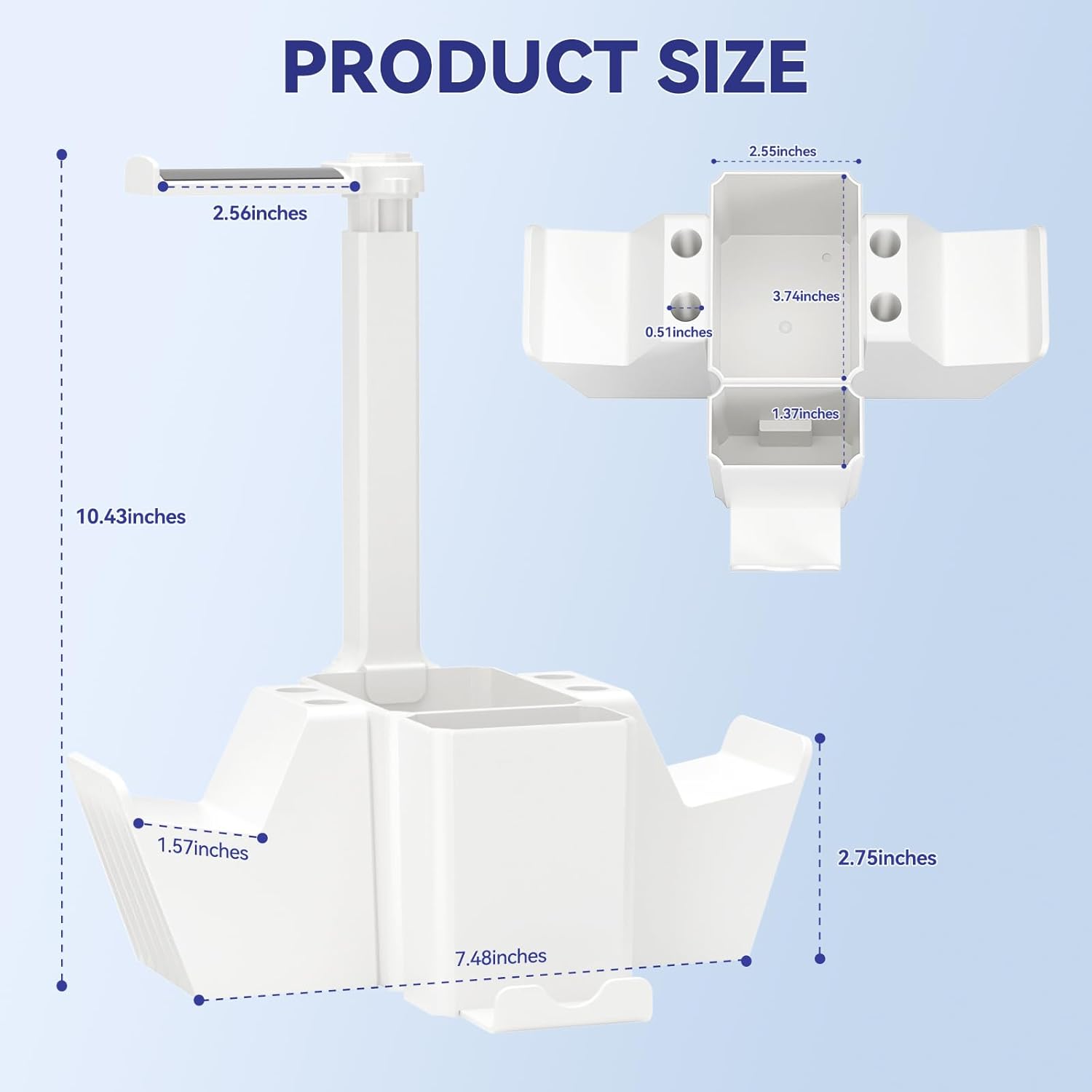 KDD Dual Controller Holder with Headphone Stand