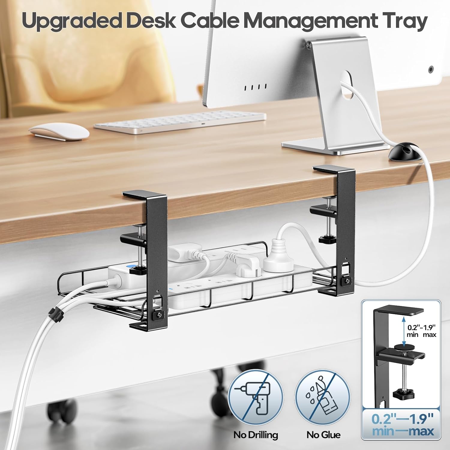 KDD Under Desk Cable Management Tray