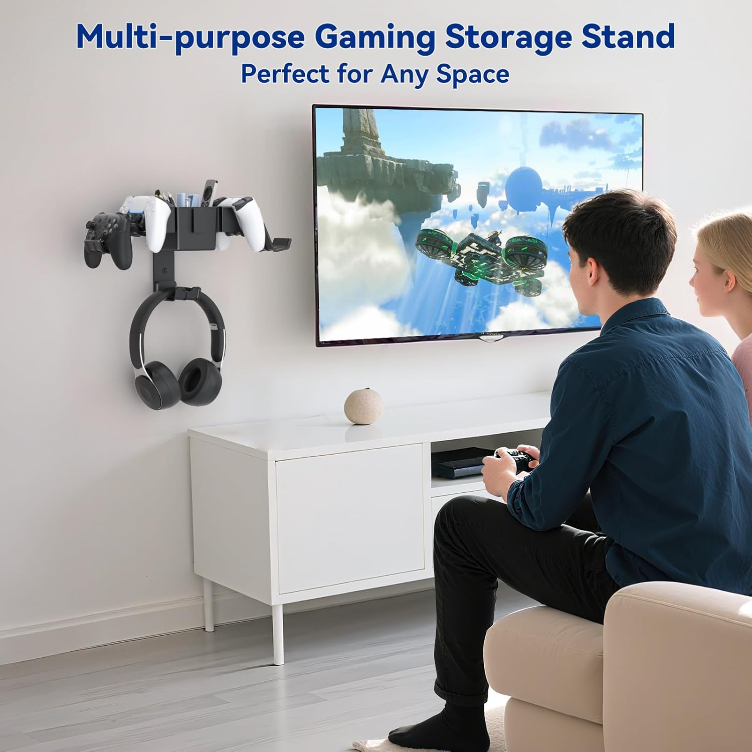 KDD Wall Mount Controller Holder with Divided Box