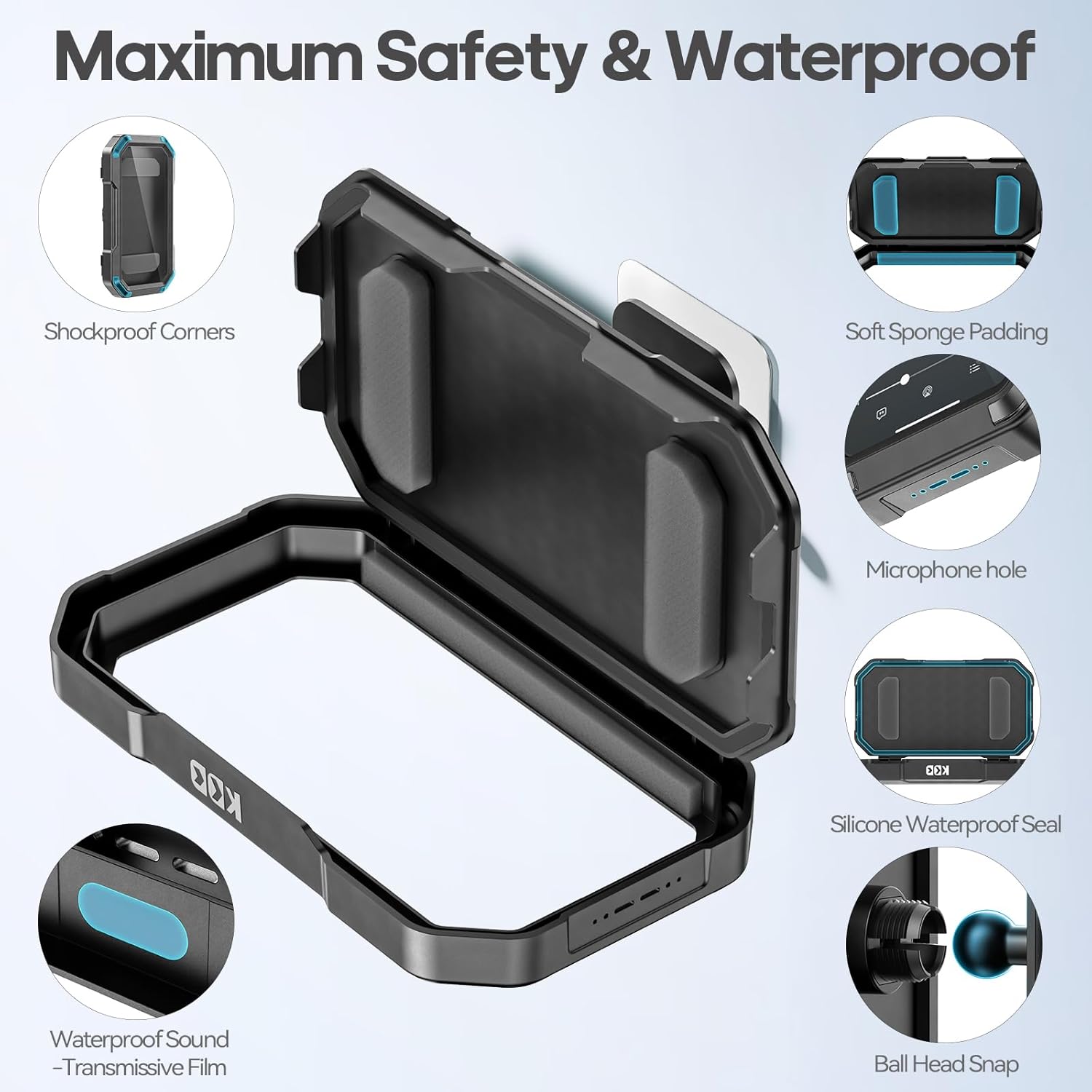 KDD Shower Phone Holder Waterproof – KUSKER care KDD Shower Phone Holder Waterproof – KUSKER care