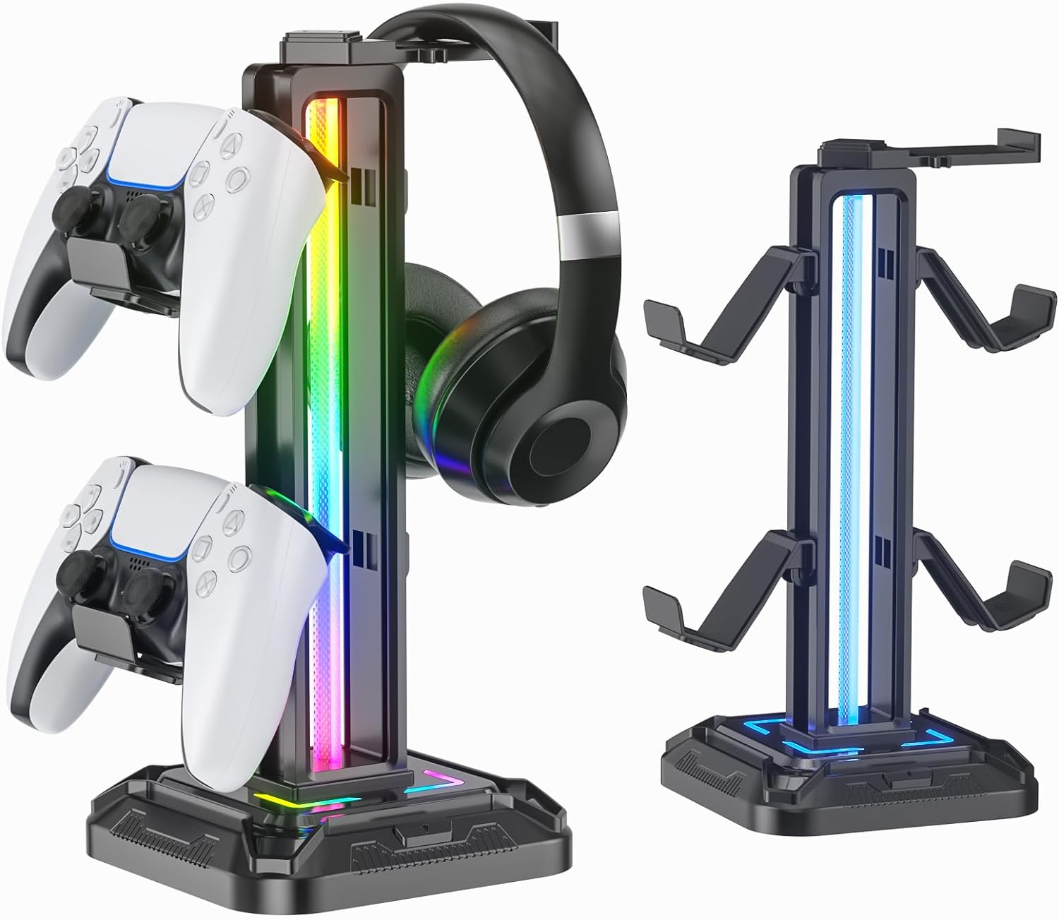 KDD RGB Headset Stand with 9 Light Modes