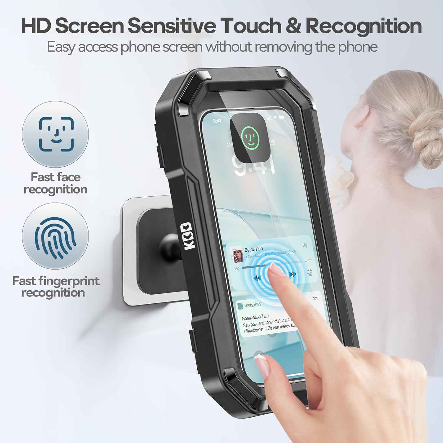 KDD Shower Phone Holder Waterproof