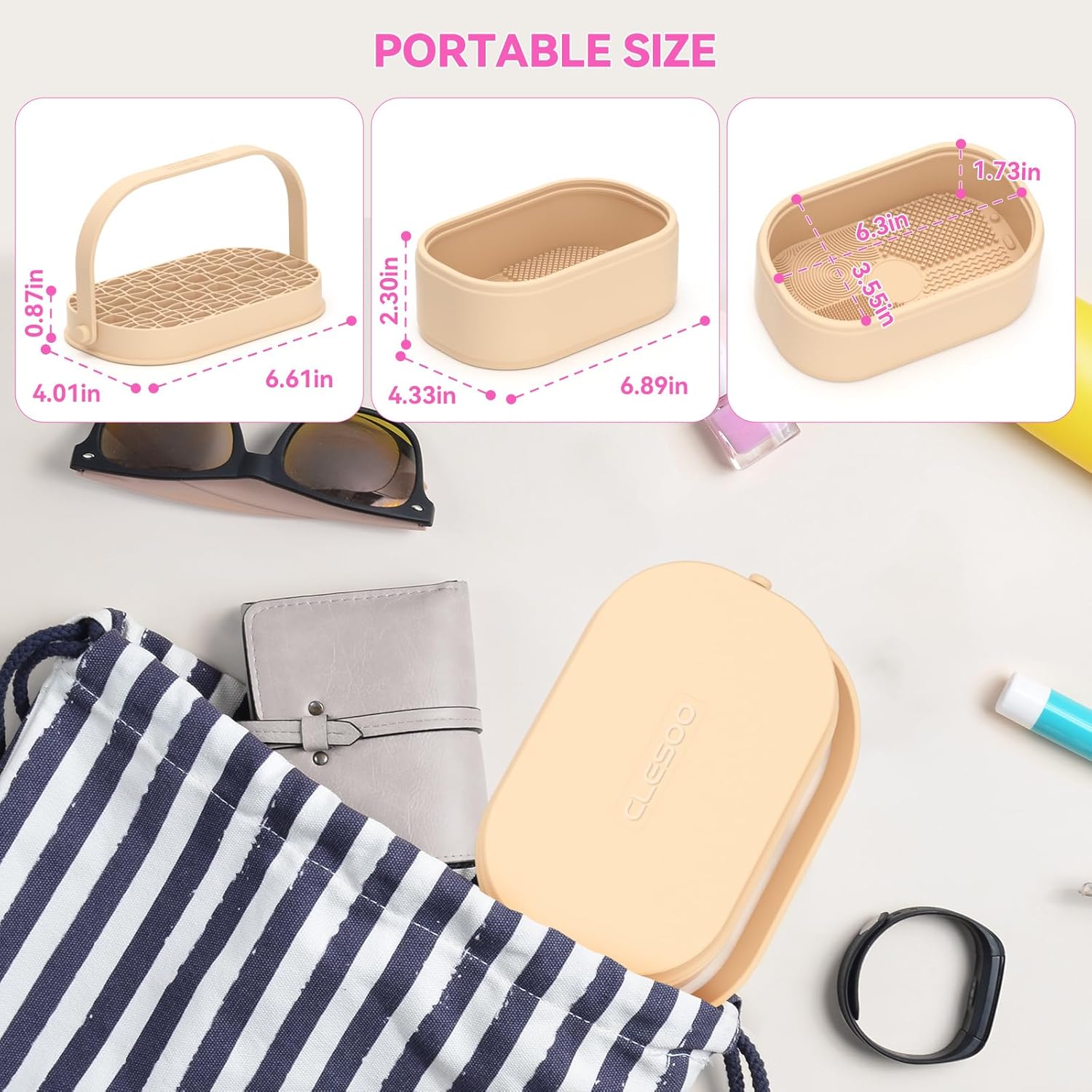 Makeup Brush Cleaner Mat