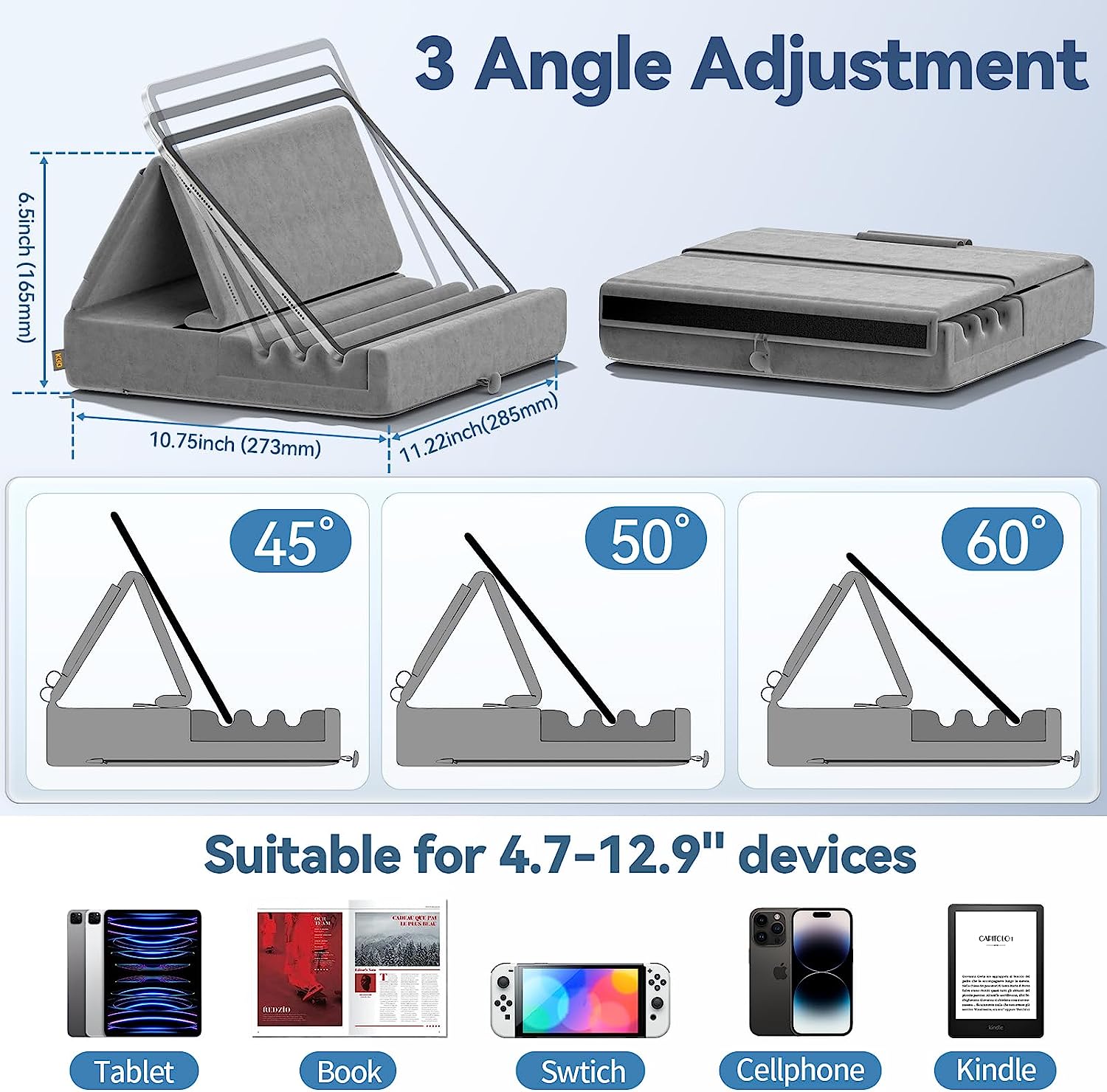 KDD Tablet Pillow Holder