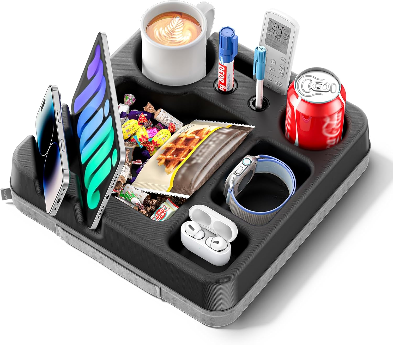 Couch Cup Holder Tray