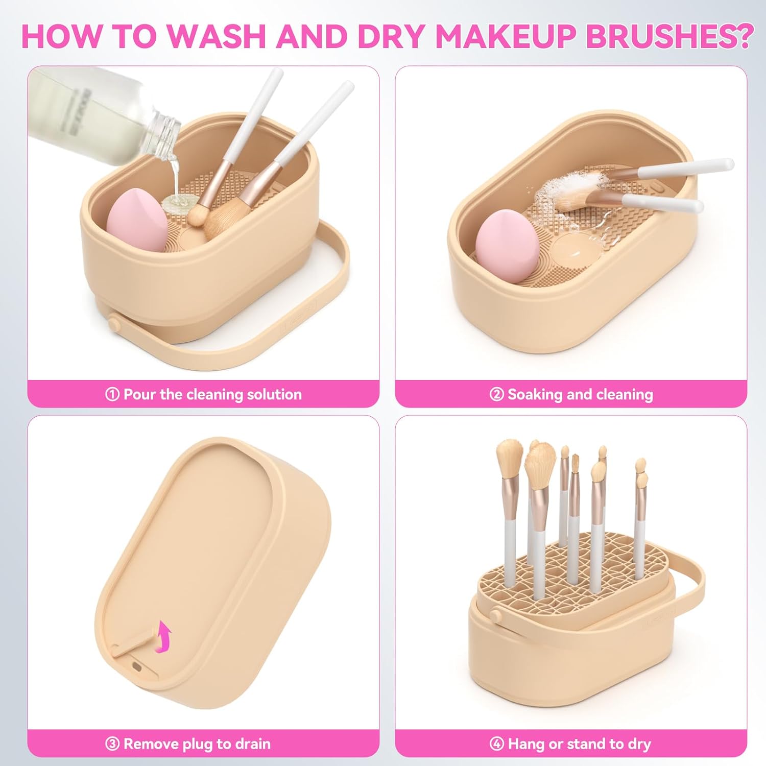 Makeup Brush Cleaner Mat