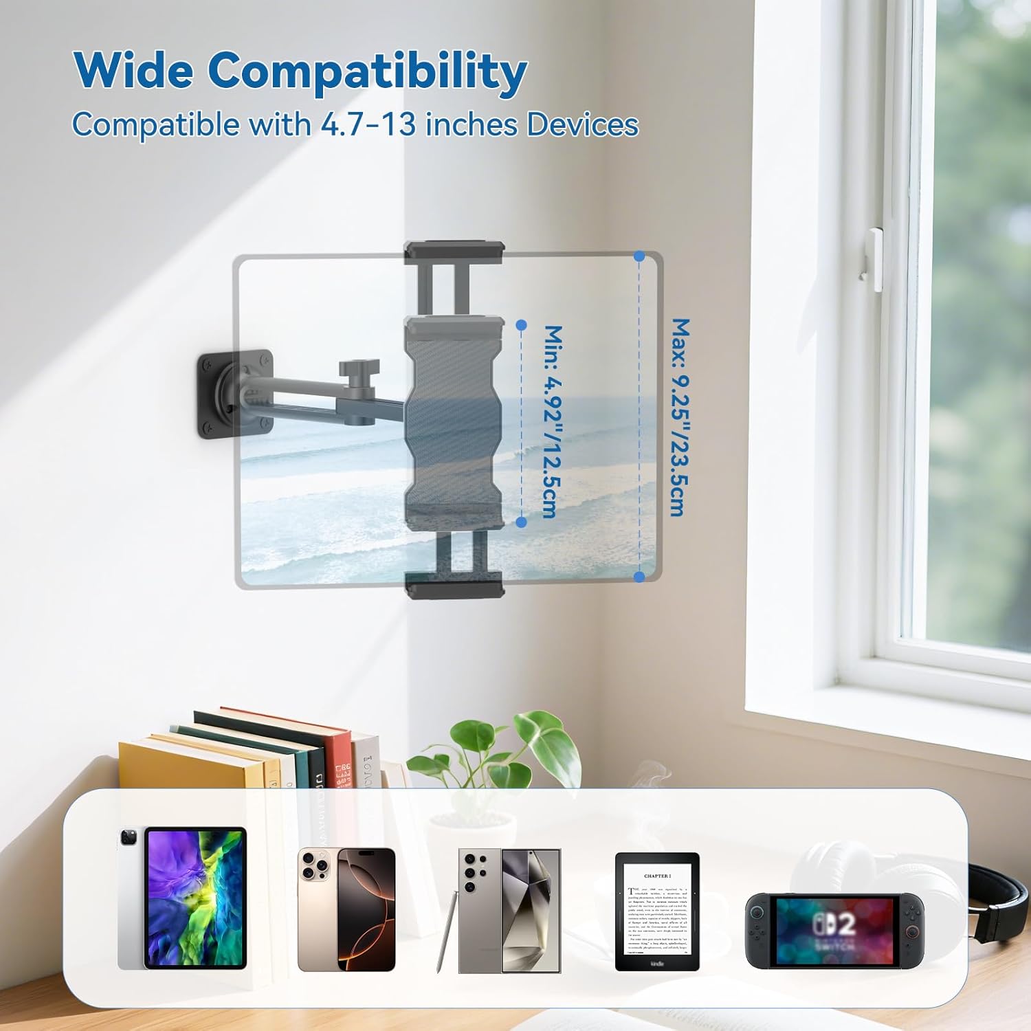 KDD Tablet Wall Mount Holder