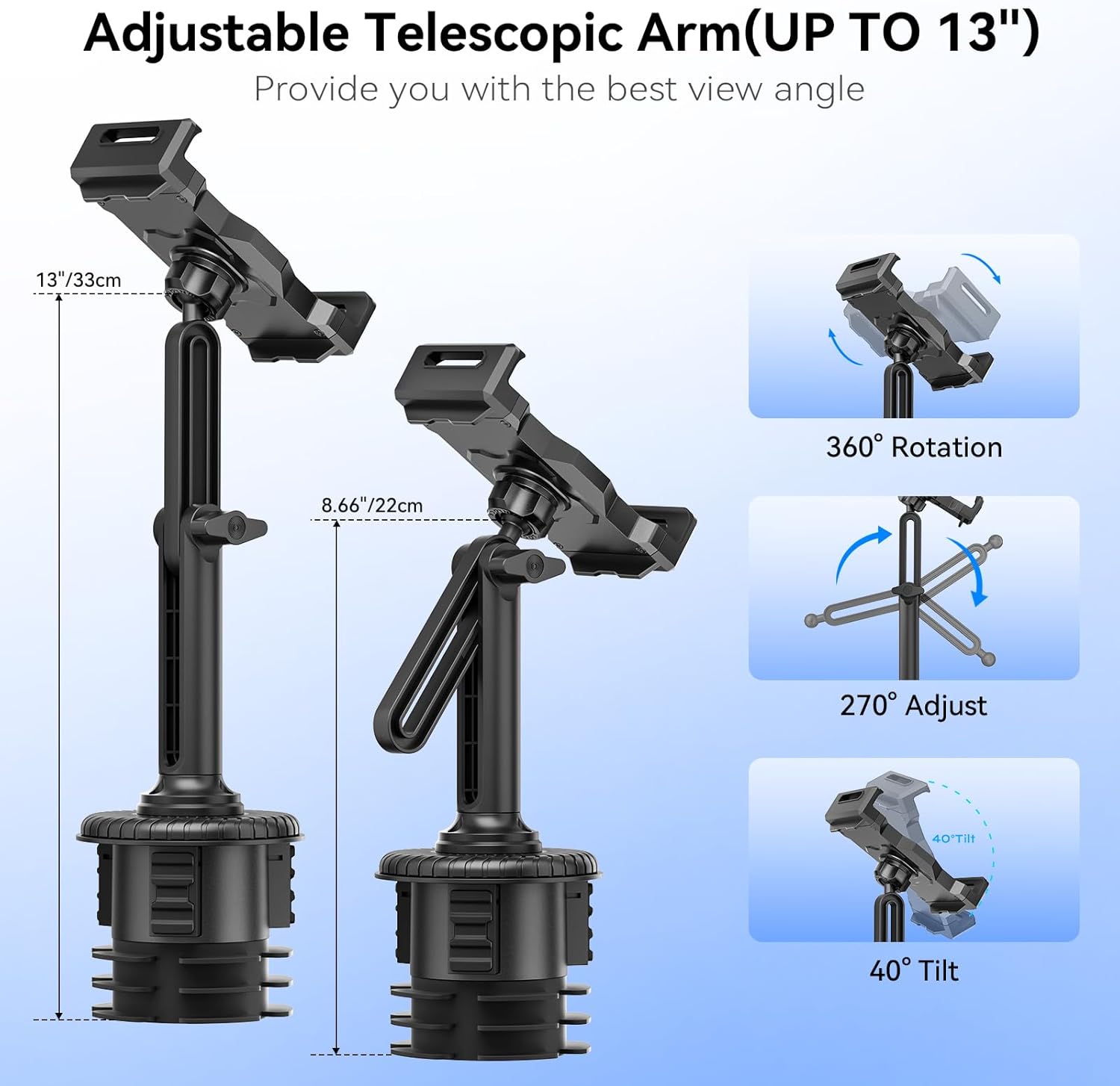 KDD Tablet Holder for Car