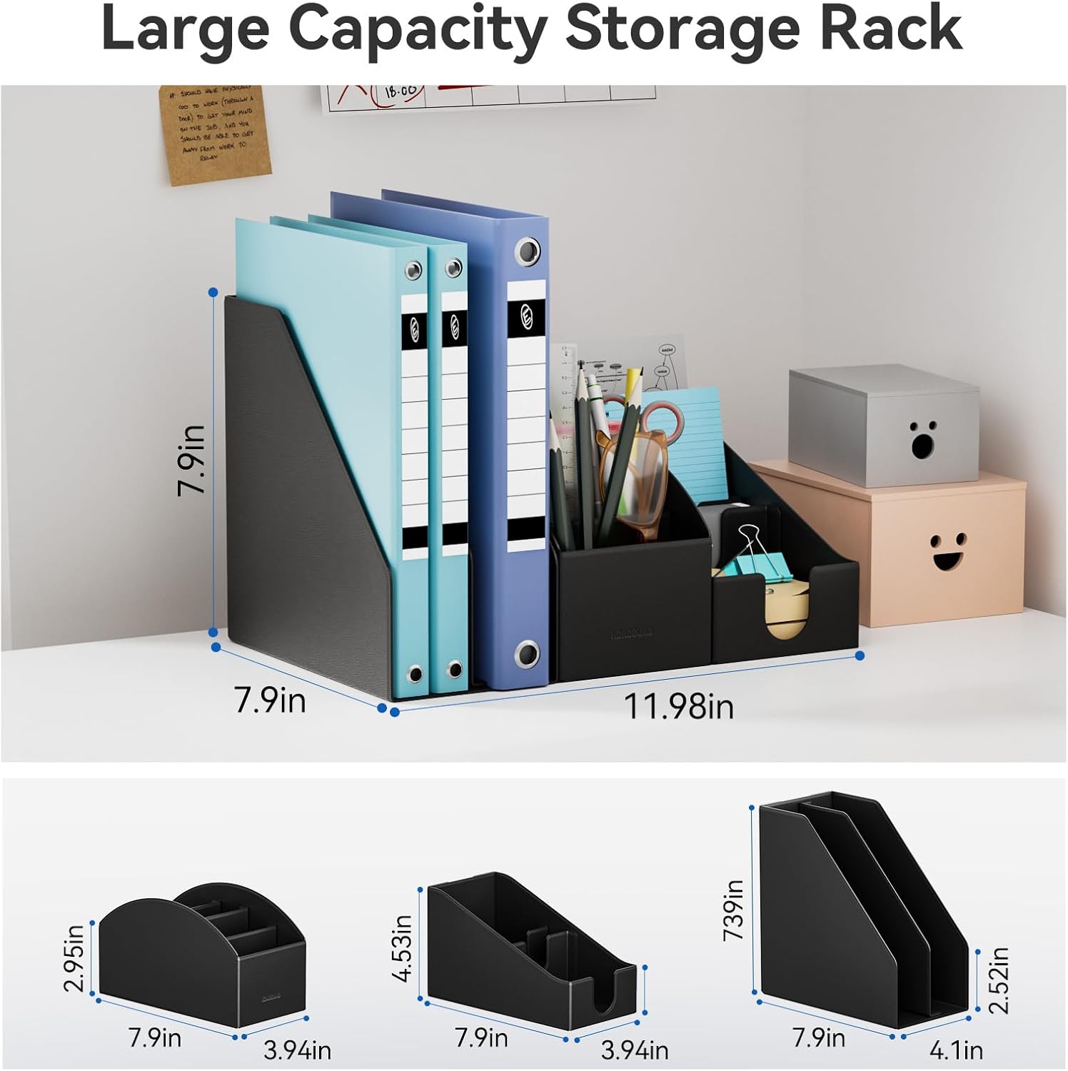 Magnetic Desk Organizer Set