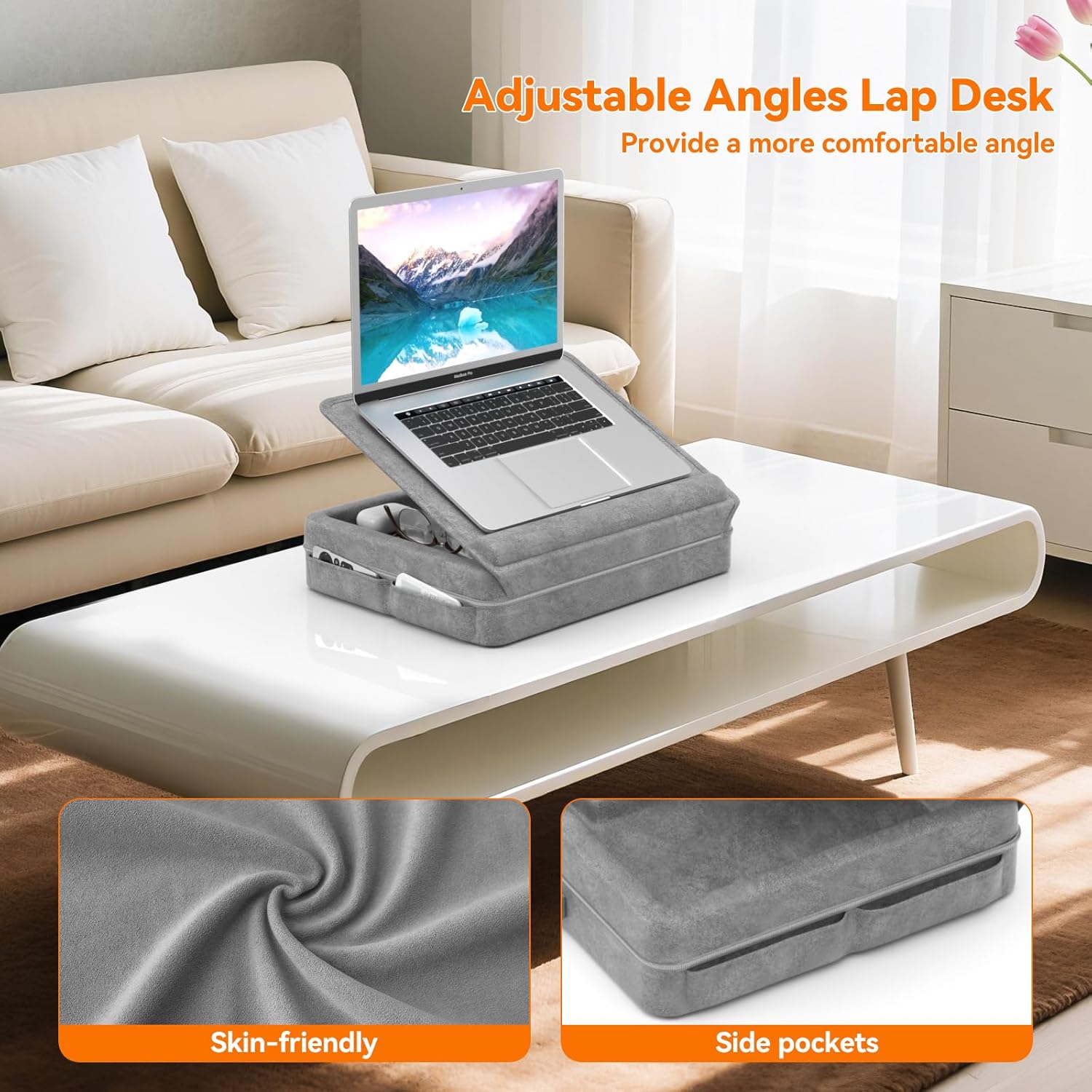 KDD Laptop Lap Desk with Cushion