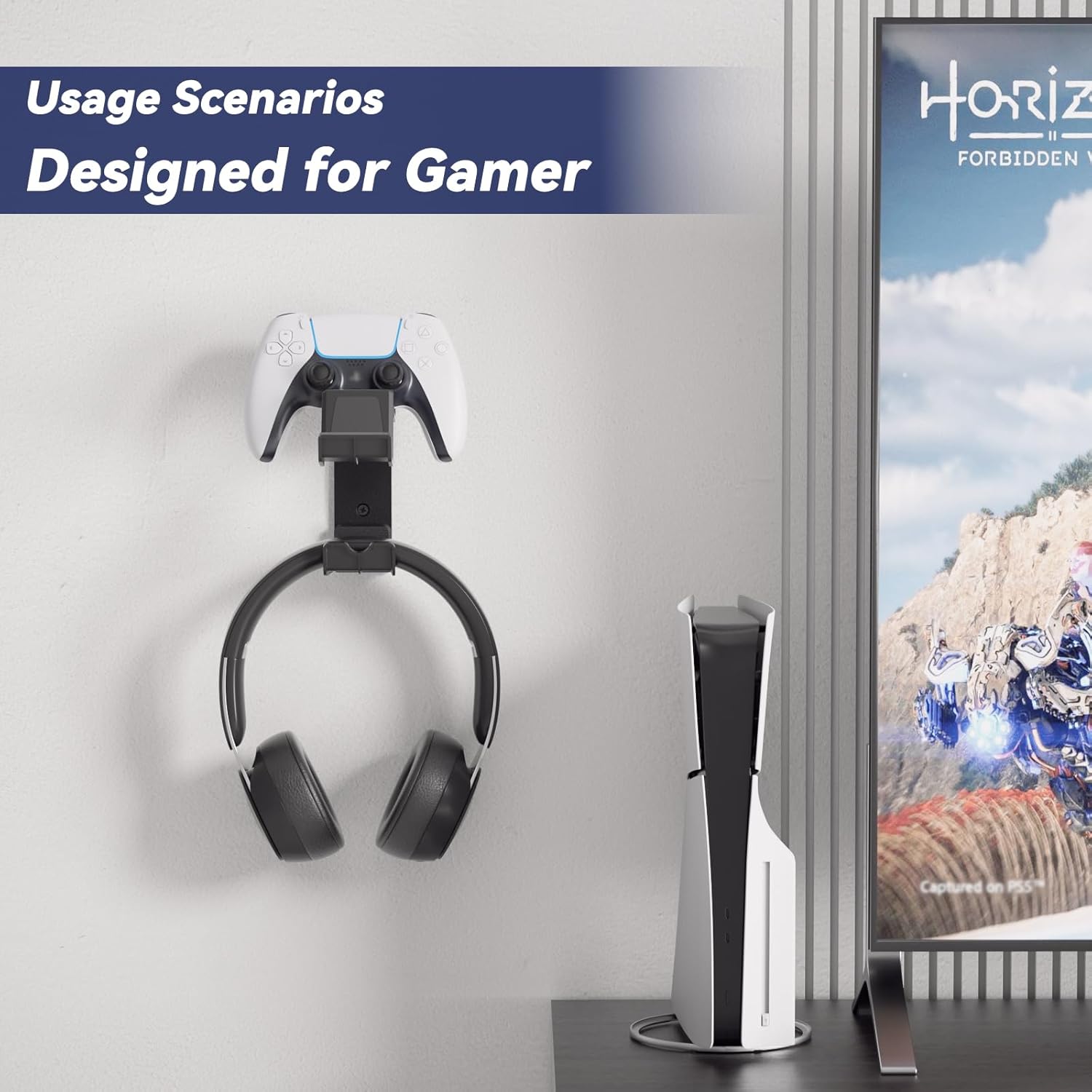 KDD Headphone Holder Stand Wall Mount
