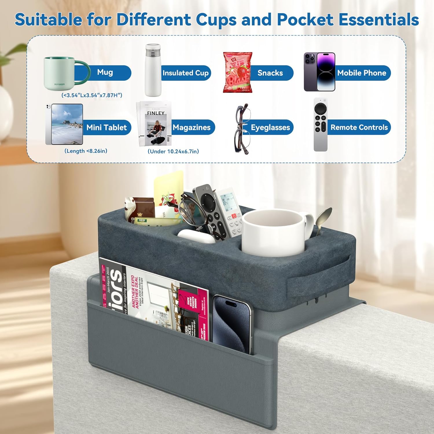 Couch Arm Tray
