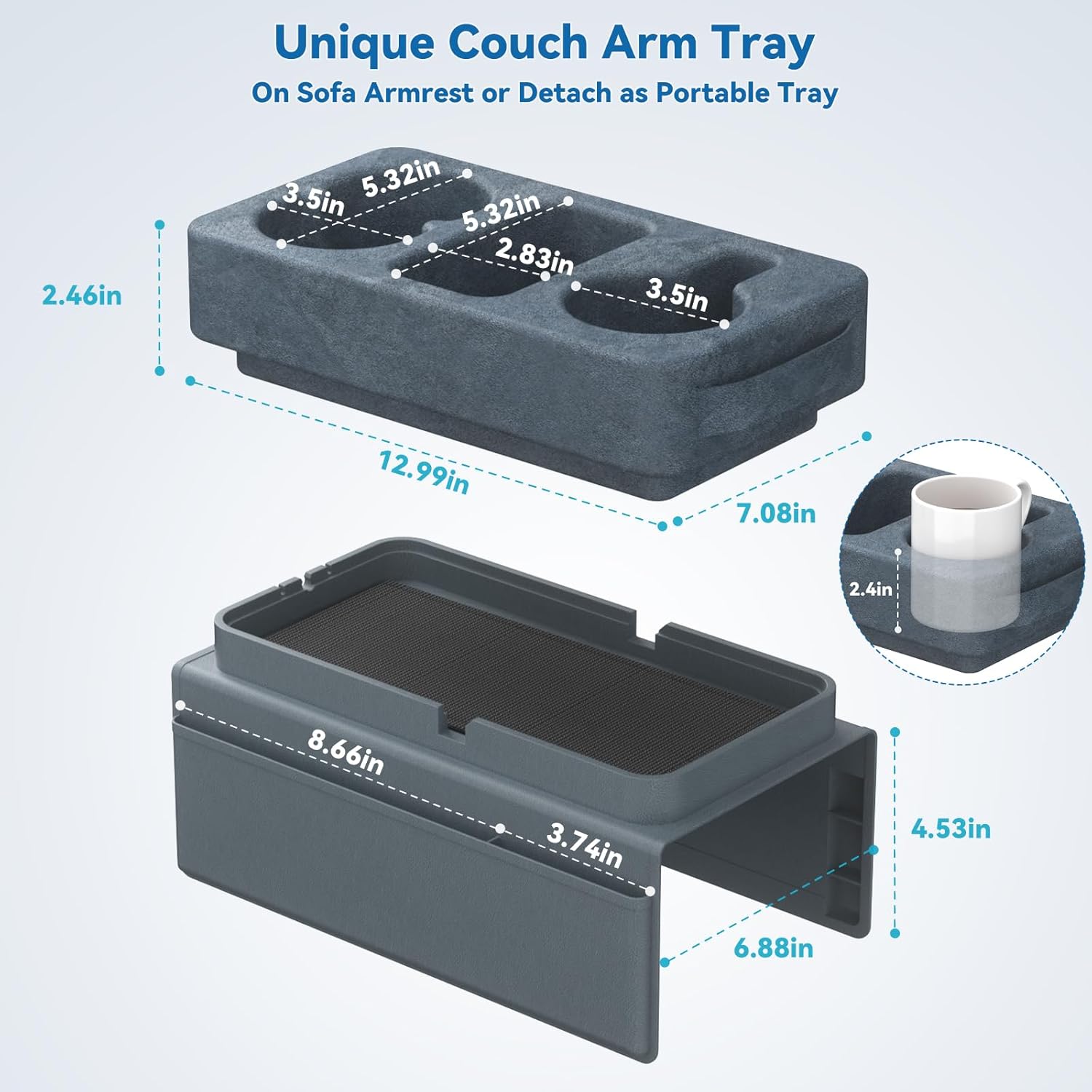 Couch Arm Tray