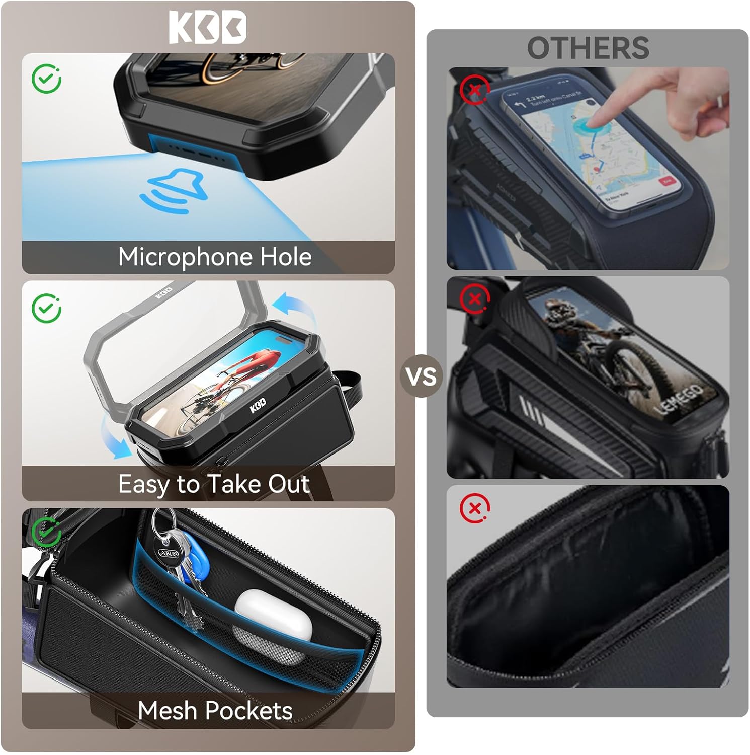 KDD Bike Front Frame Bag