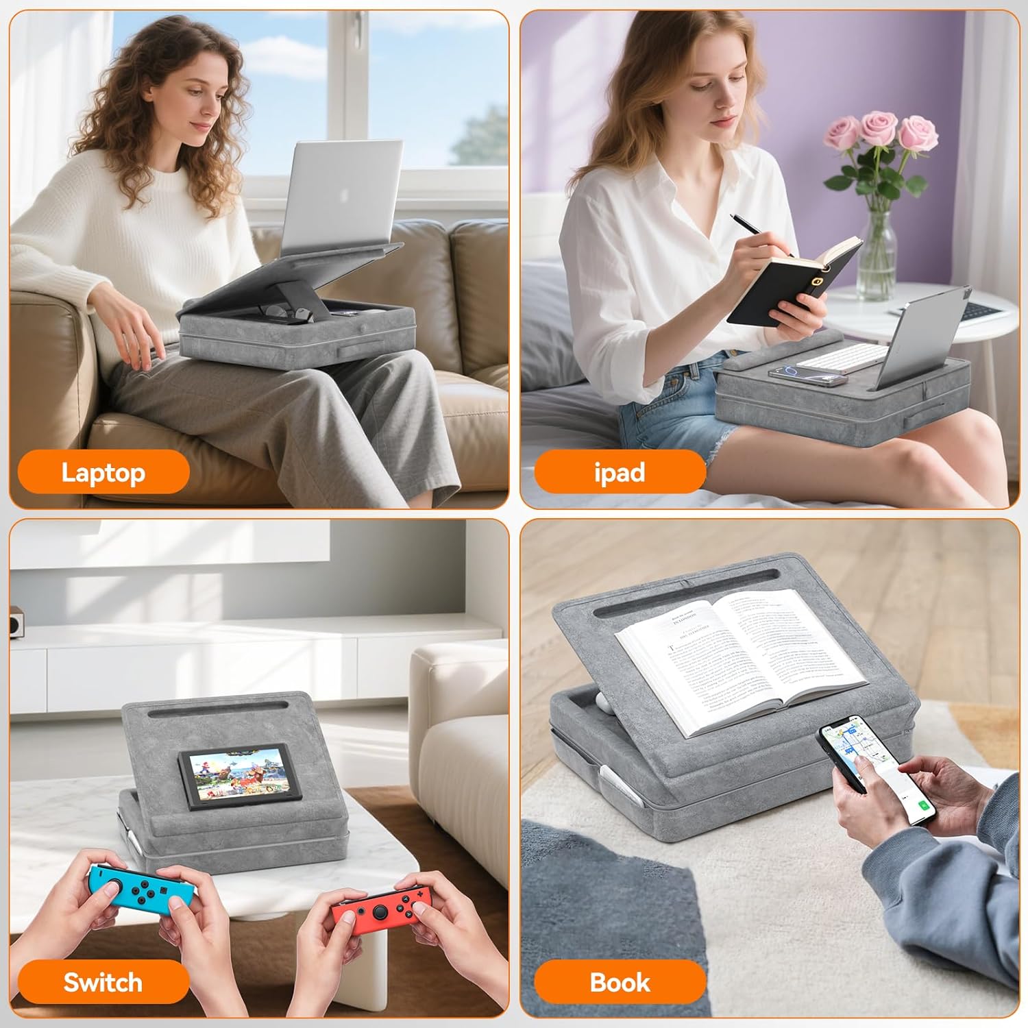 KDD Laptop Lap Desk with Cushion