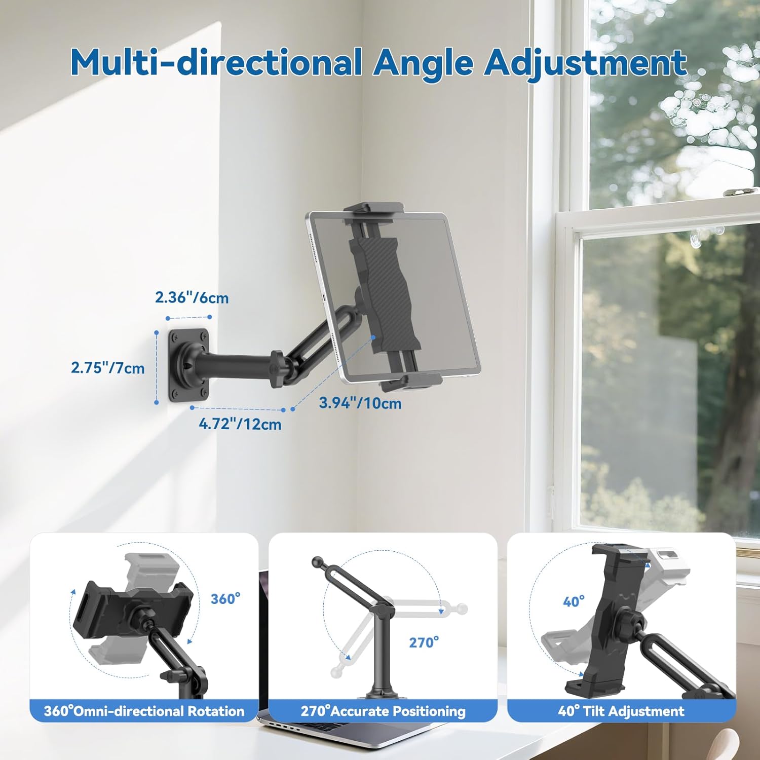 KDD Tablet Wall Mount Holder