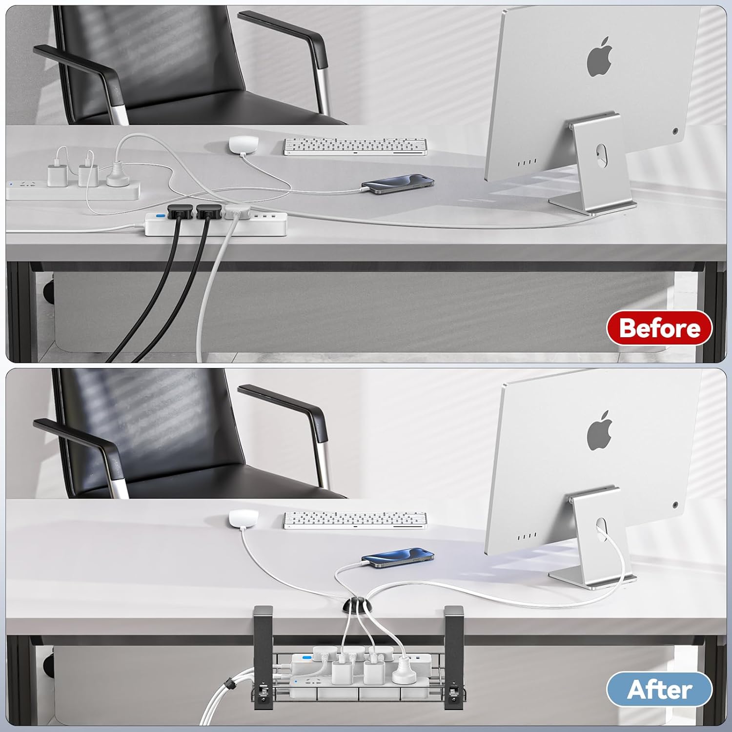 KDD Under Desk Cable Management Tray