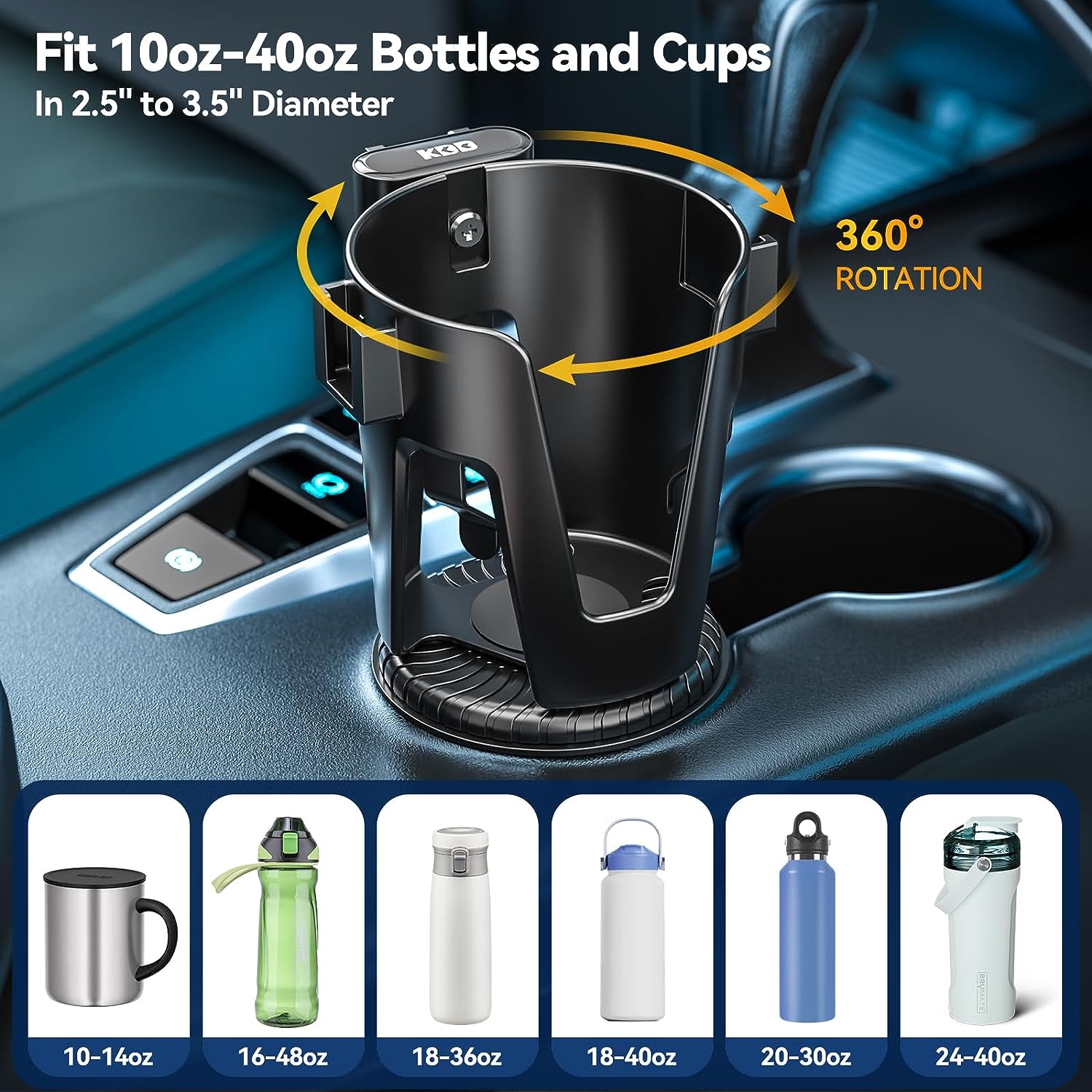 KDD Cup Holder Expander for Car