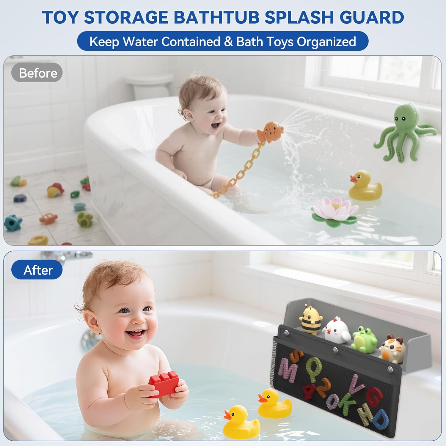 Bathtub Splash Guard