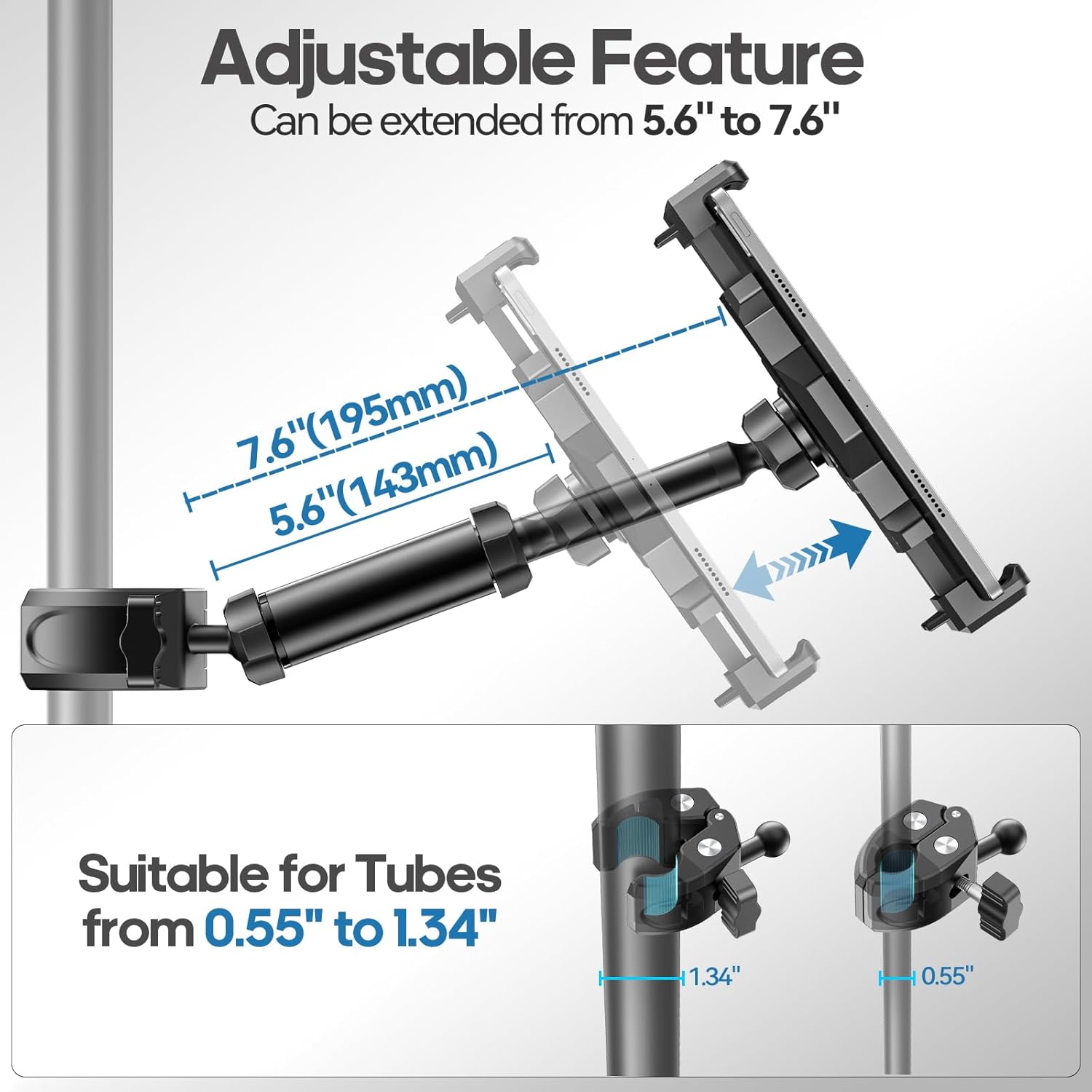 KDD iPad Holder for Mic Stand