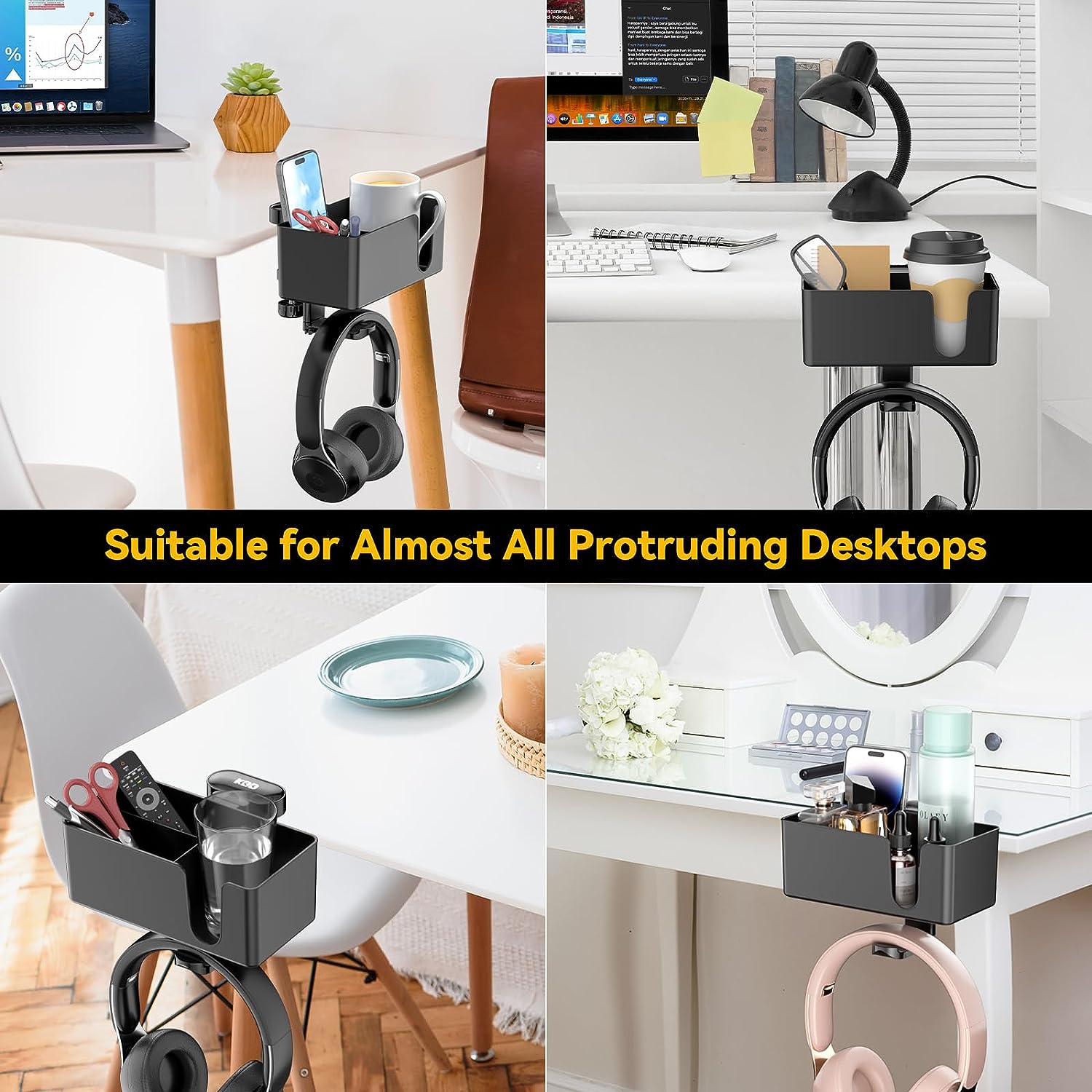 KDD 4 in 1 Desk Cup Holder