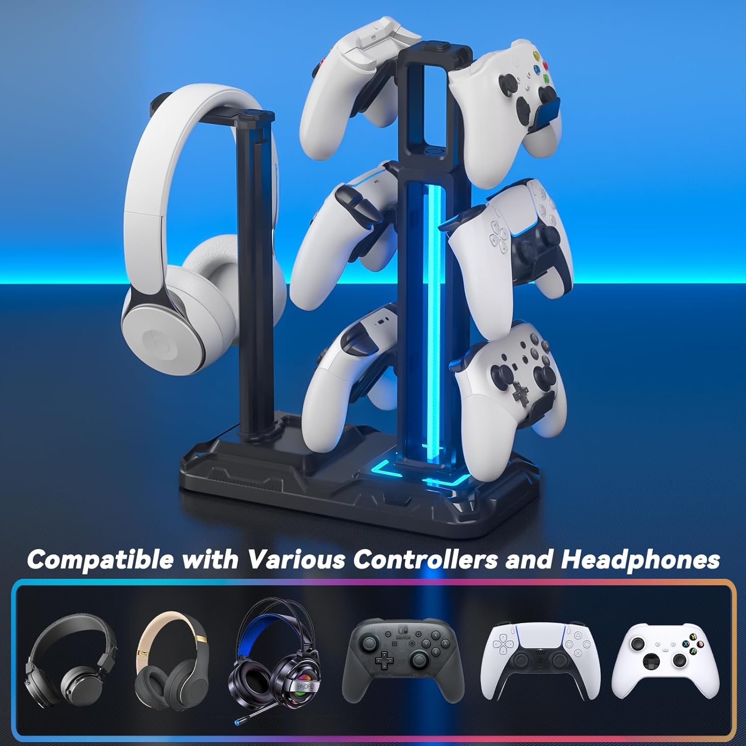 KDD RGB Multi-Controller Holder with 9 Light Modes
