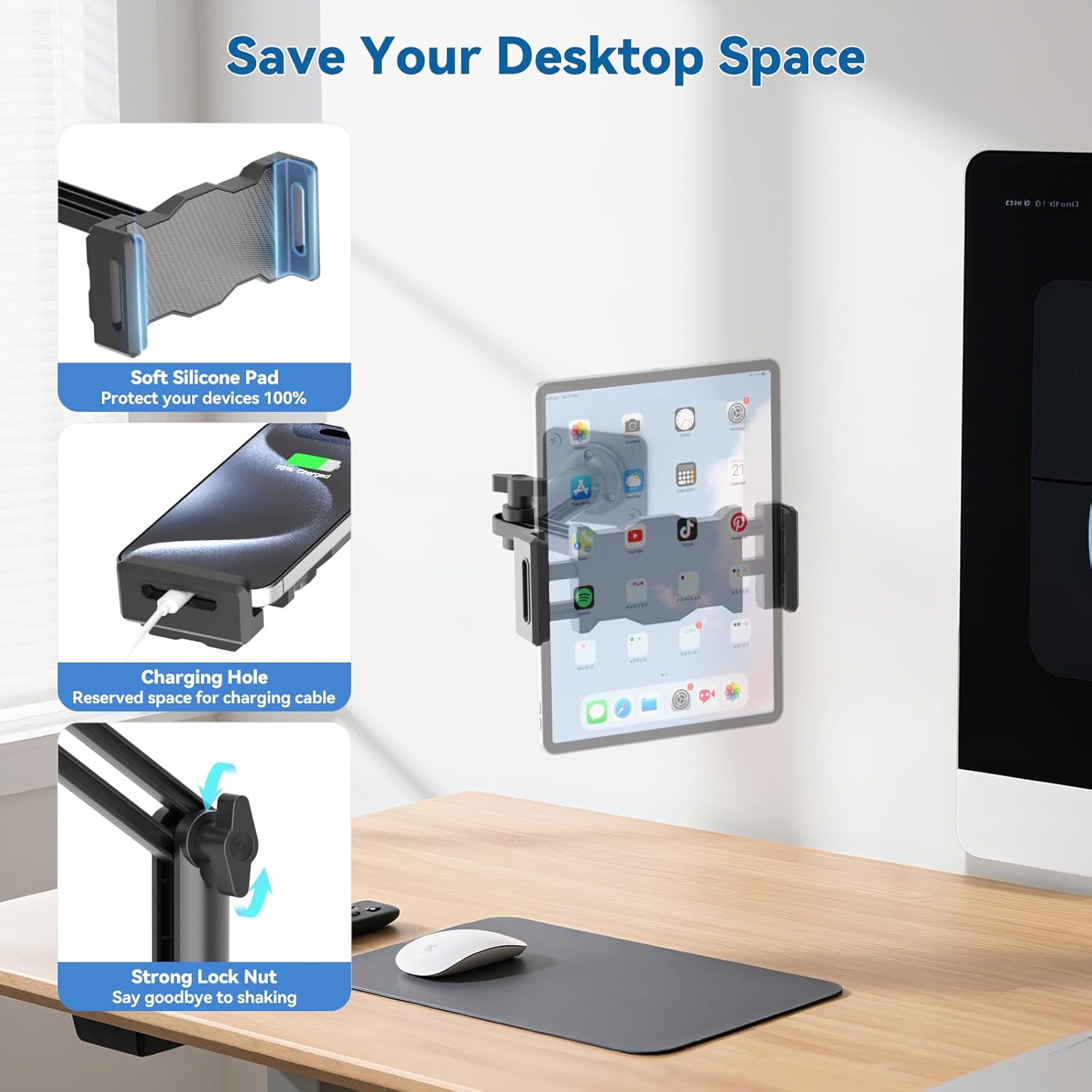 KDD Tablet Wall Mount Holder