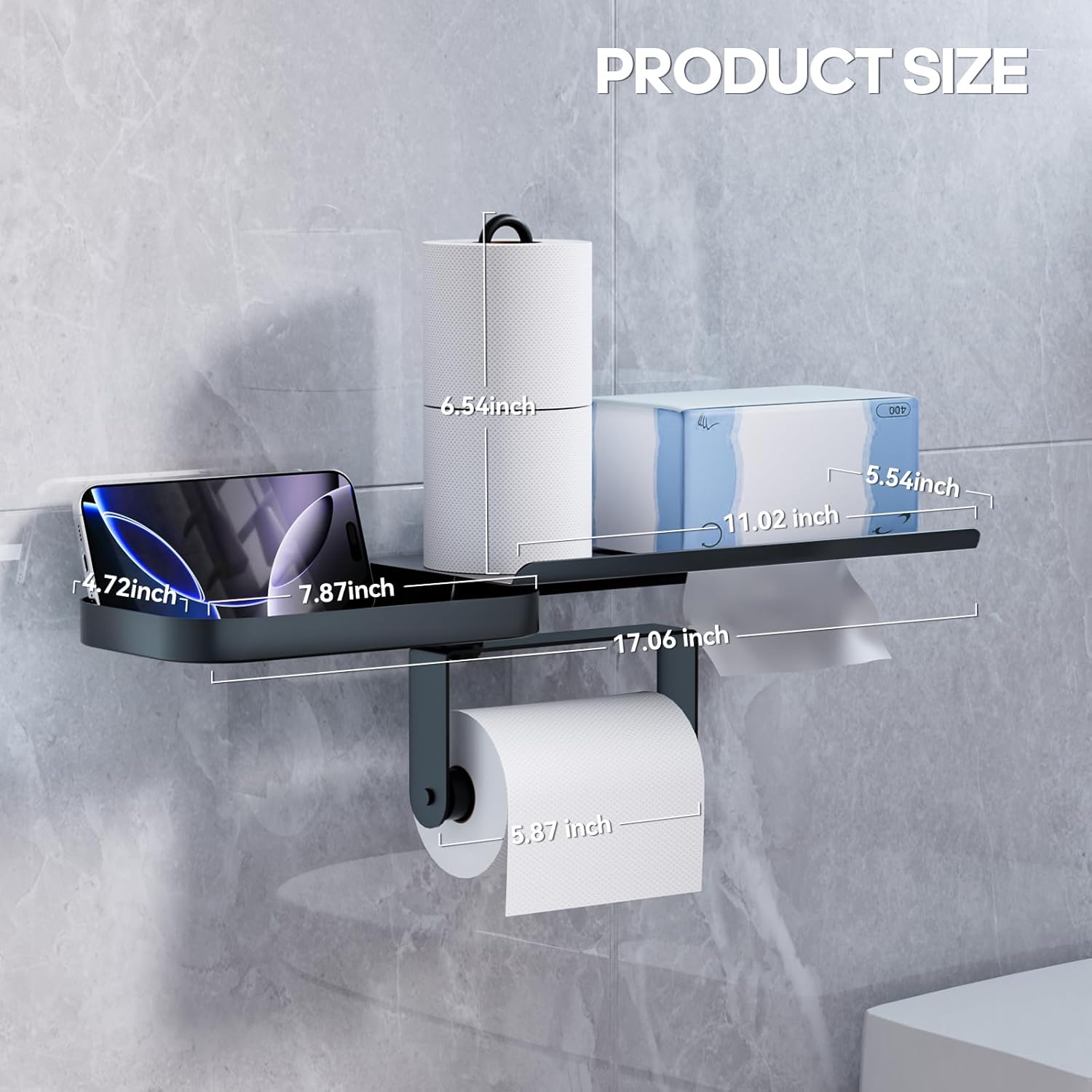 Toilet Paper Holder Screw Wall Mount