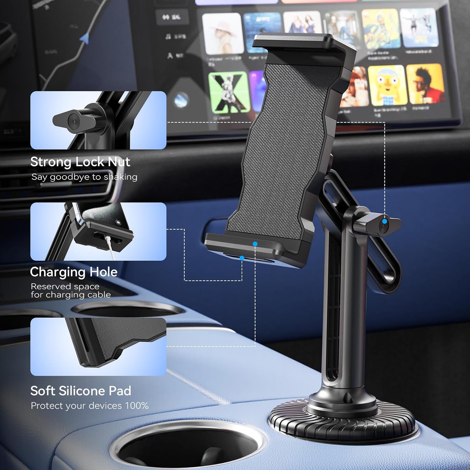 KDD Tablet Holder for Car