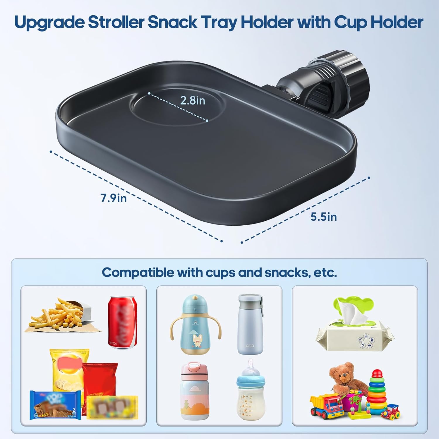 KDD Universal Stroller Snack Tray