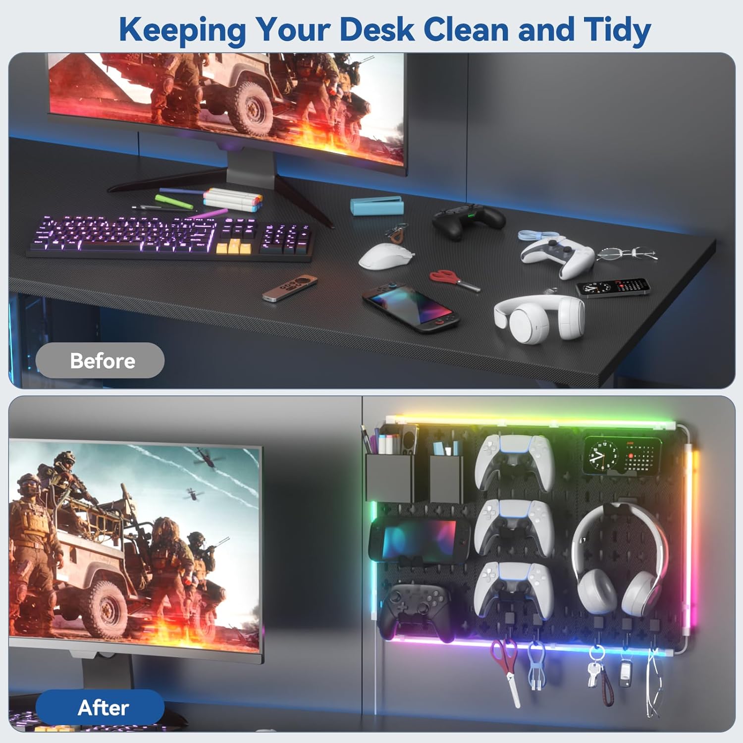 KDD Wall Organizer Peg Board