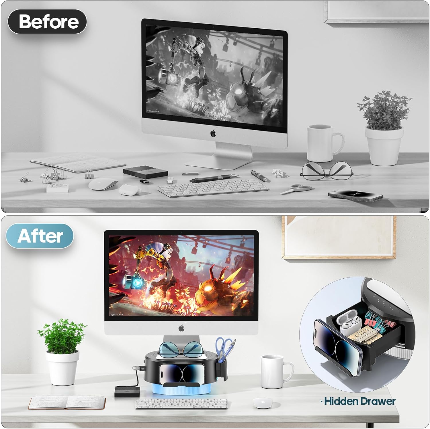 KDD Gaming Monitor Stand Riser