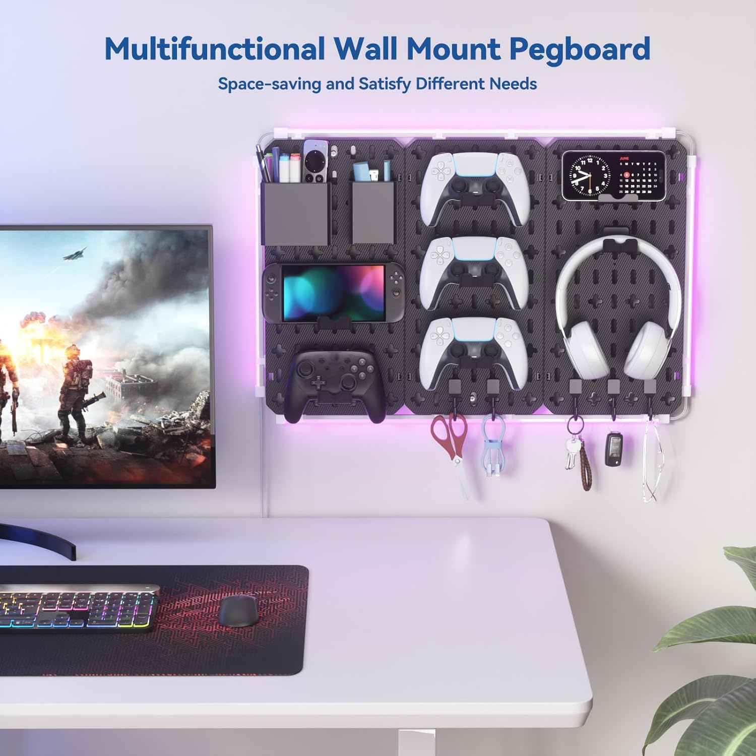 KDD Wall Organizer Peg Board