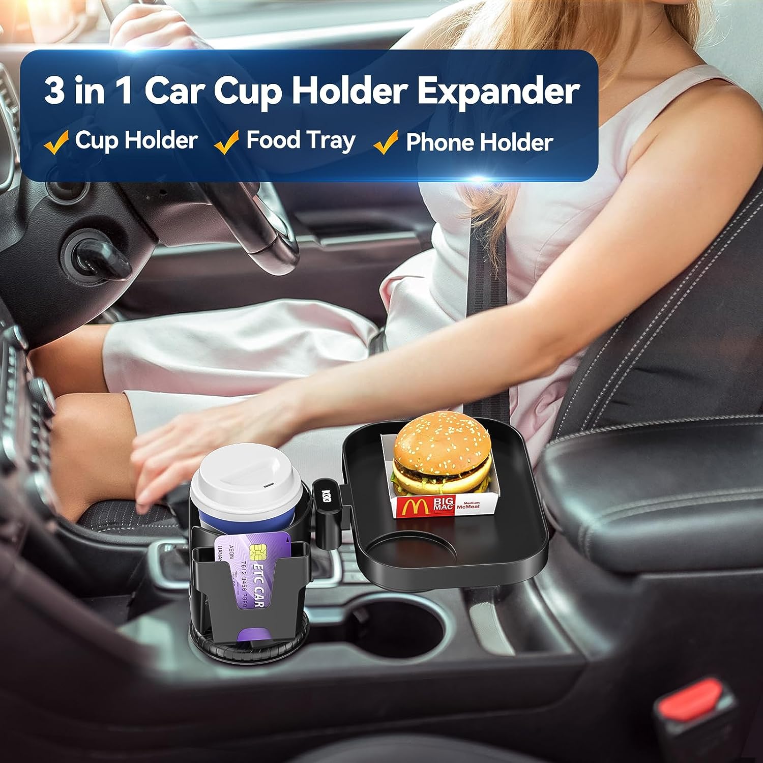 KDD Cup Holder Expander for Car