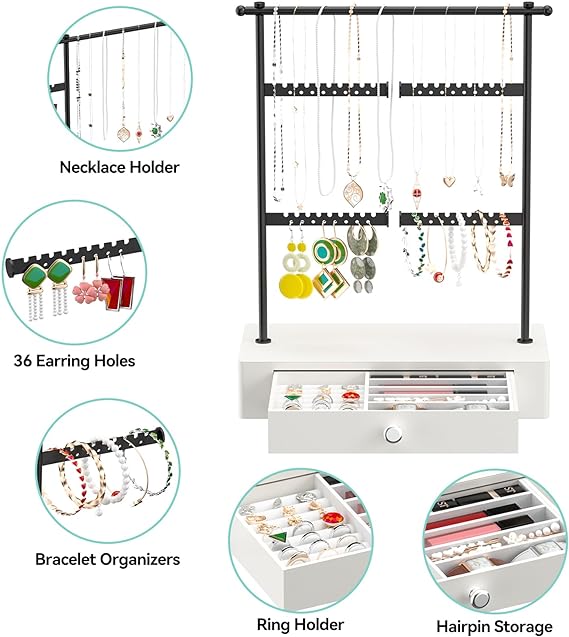 CLESOO Jewelry Organizer Stand