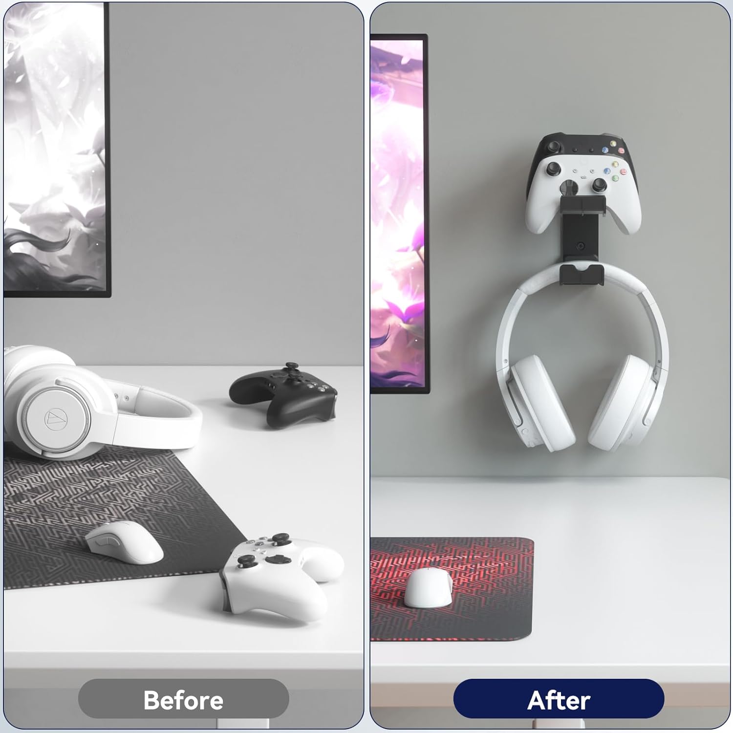 KDD Headphone Holder Stand Wall Mount