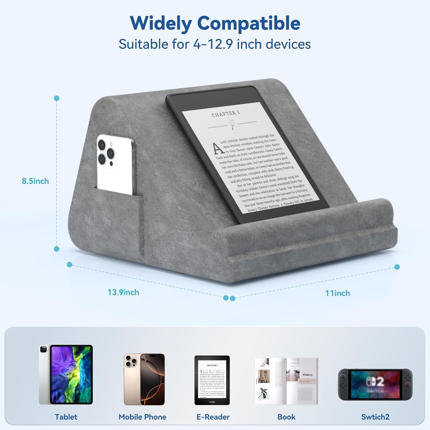 KDD Tablet Pillow Holder
