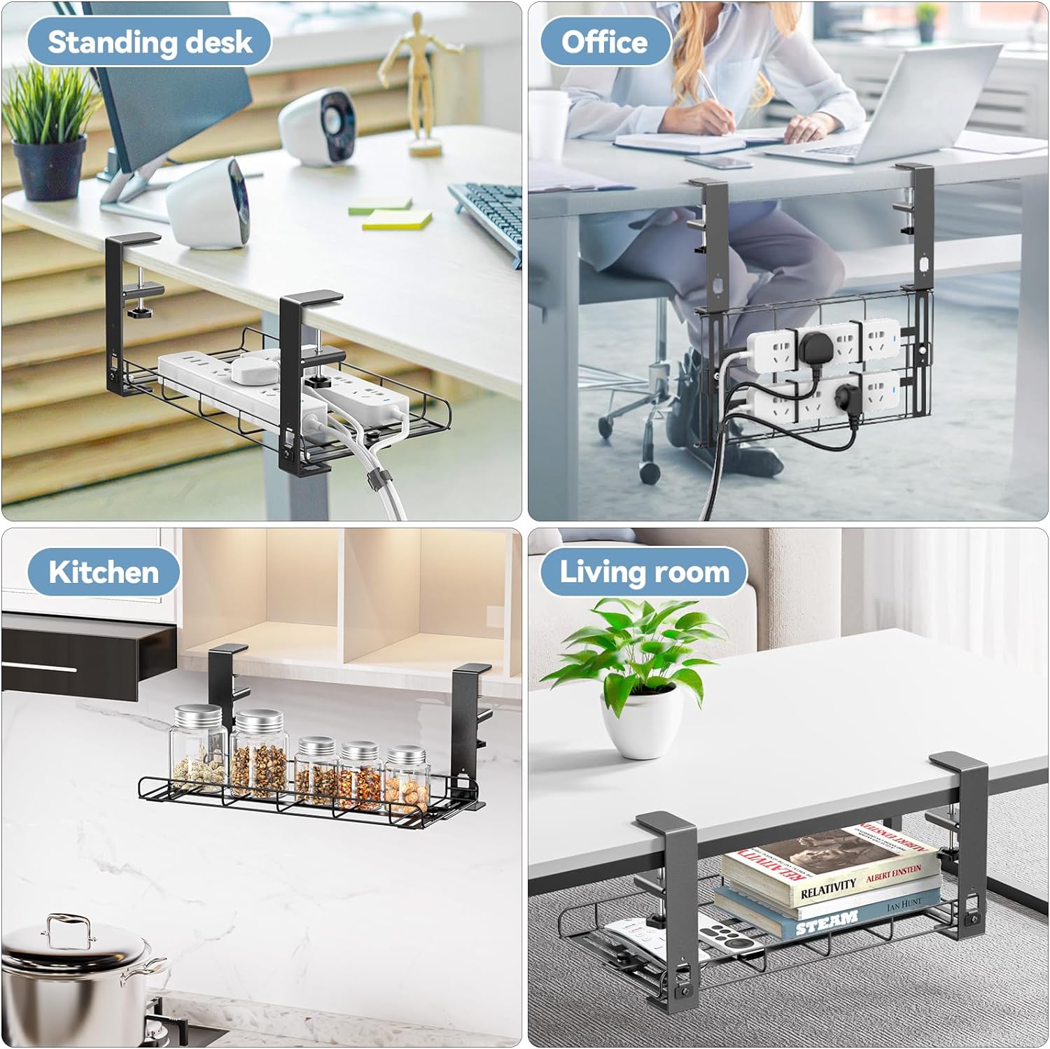 KDD Under Desk Cable Management Tray