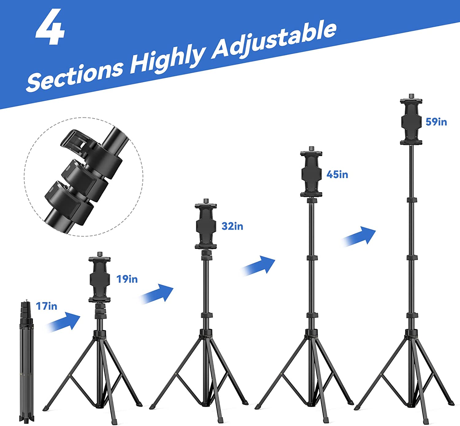 KDD iPad Tripod Stand