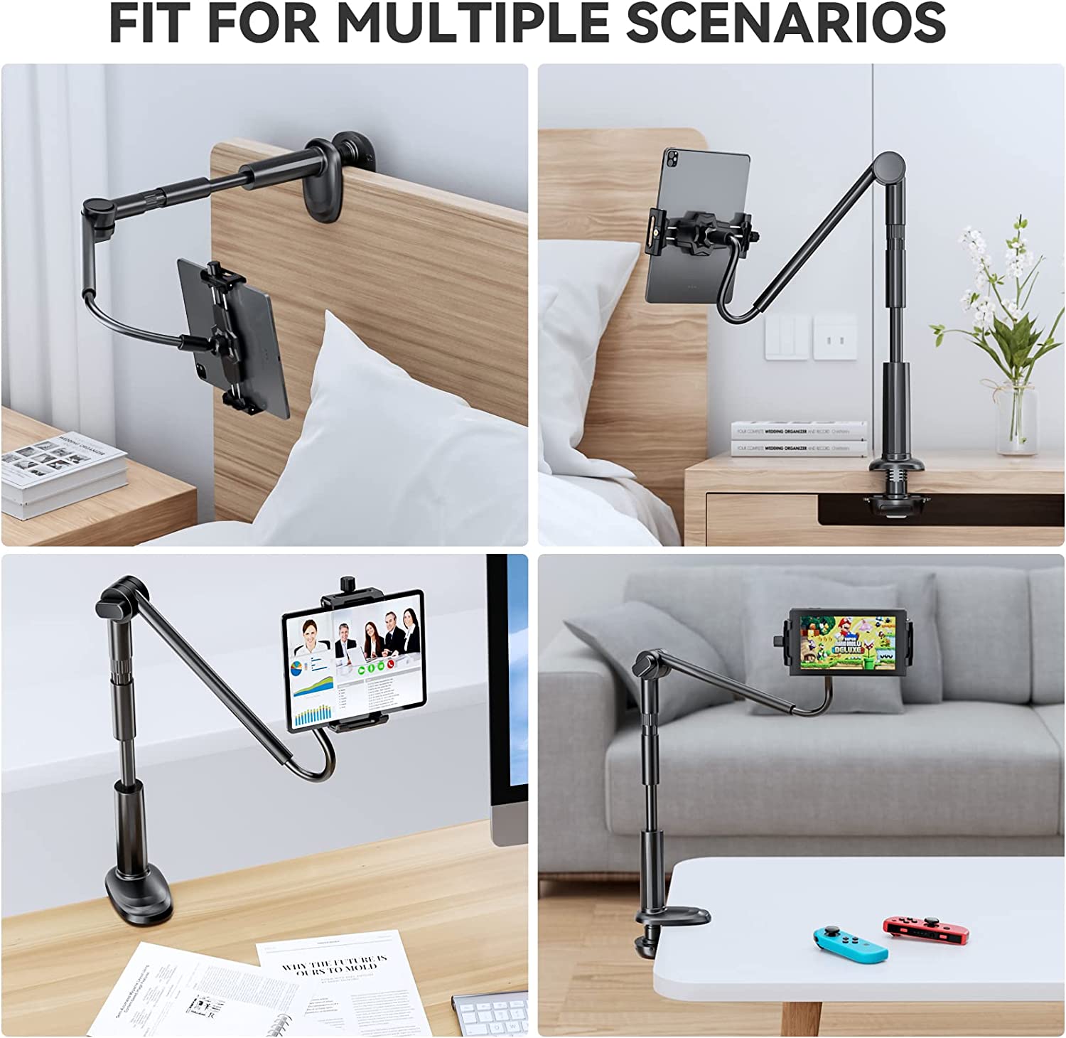 KDD Gooseneck Tablet Stand for Bed